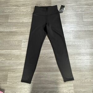 Kyodan Active Black Fleece‎ Lined High Waisted Leggings USR2993-C-BLK-XS NEW